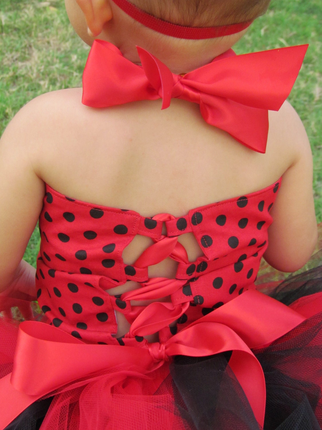Red Black Polka Dot Baby Tutu Outfit Minnie Inspired Baby Girl Outfit First Birthday Cake Smash Outfit Baby Shower Gift