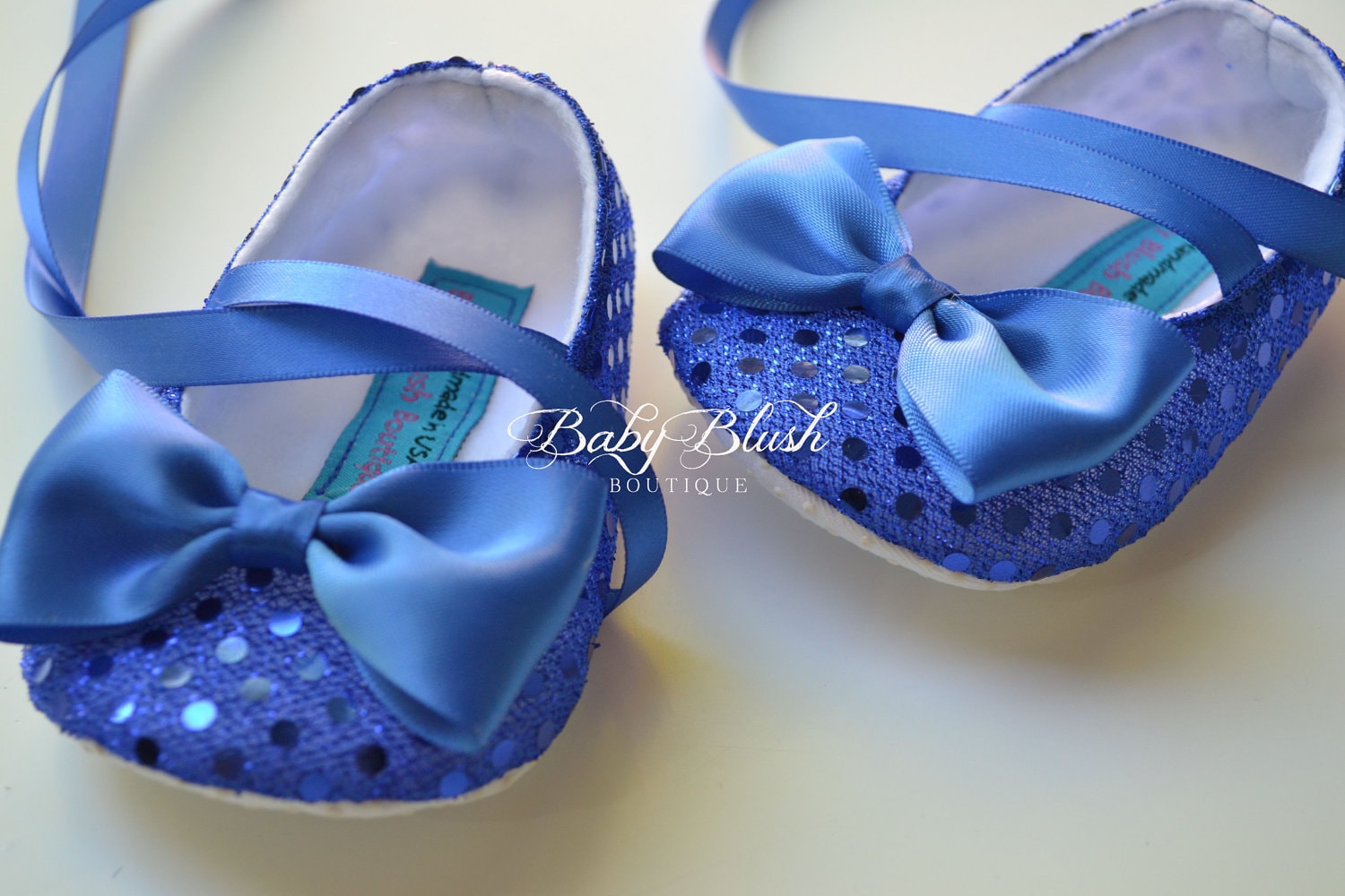 Royal Blue Sequin Baby Shoes Infant Ballerina Slippers Sparkle Baby Boy Girl Dress Shoes Birthday Outfit Baby Shower Gift Boutique Shoes