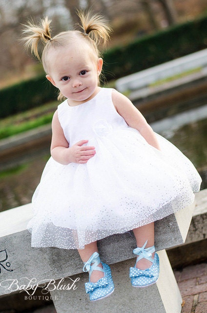 Light Blue Sequin Baby Shoes Infant Ballerina Slippers Sparkle Baby Boy Girl Dress Shoes Newborn Photo Baby Shower Gift Boutique Shoes