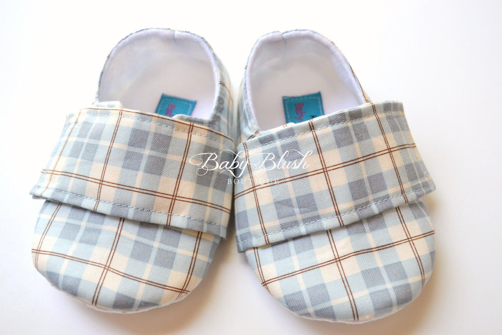 Light Blue Baby Boy Shoes Soft Sole Infant Shoes Newborn Baby Shoes Boy Everyday Shoes Baby Shower Gift Toddler First Walking Shoes