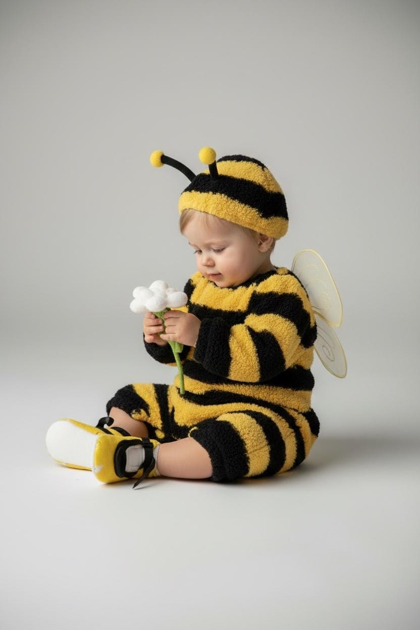 Bumble Bee Baby Shoes Yellow Black Infant Ballerina Slippers Baby Girl Costume Outfit First Birthday Shoes Baby Shower Gift Boutique Shoes