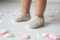 Beige Baby Boy Shoes Soft Sole Infant Shoes Neutral Baby Shoes Newborn Everyday Shoes Baby Shower Gift Toddler First Walking Shoes