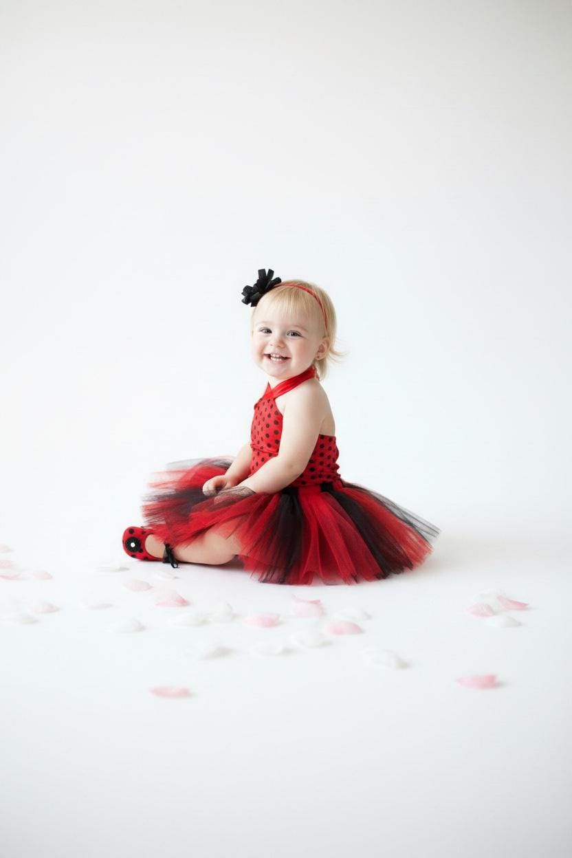 Red Black Polka Dot Baby Tutu Outfit Minnie Inspired Baby Girl Outfit First Birthday Cake Smash Outfit Baby Shower Gift