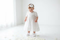 White Lace Baby Shoes Infant Ballerina Slippers Christening Baby Shoes Elegant Newborn Photo Outfit Baptism Baby Girl Shoes Gift