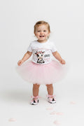 Grandma's Udderly Favorite Outfit, Cow Outfit Girl, Cow Print Baby Outfit, Pink Tutu Set, Baby Girl, Grandma Gift